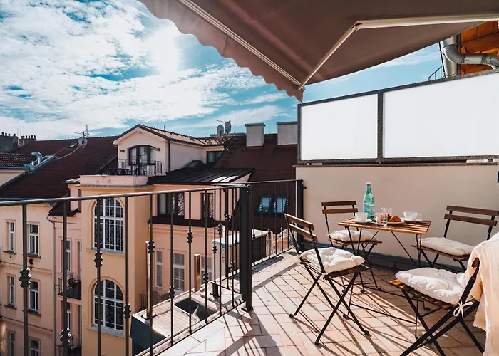 アパート Two-level With A Terrace Near The Vltava River プラハ