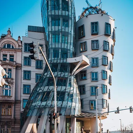 Two-level With A Terrace Near The Vltava River Apartment
