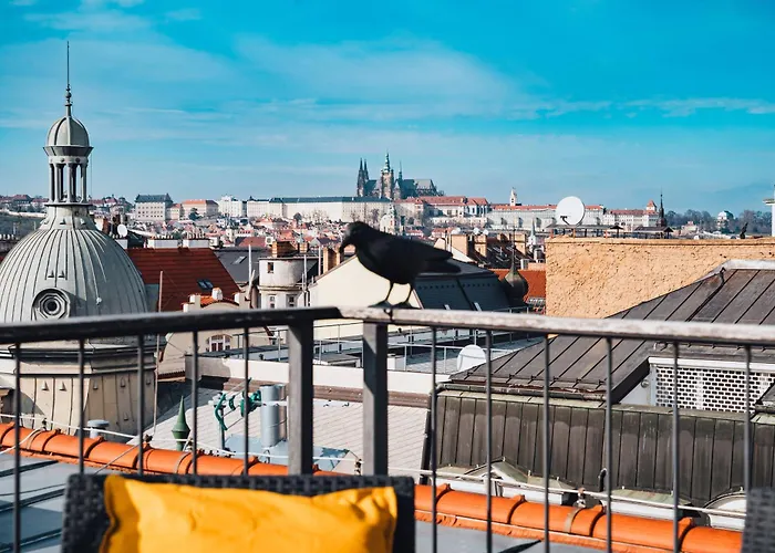 Two-level With A Terrace Near The Vltava River
