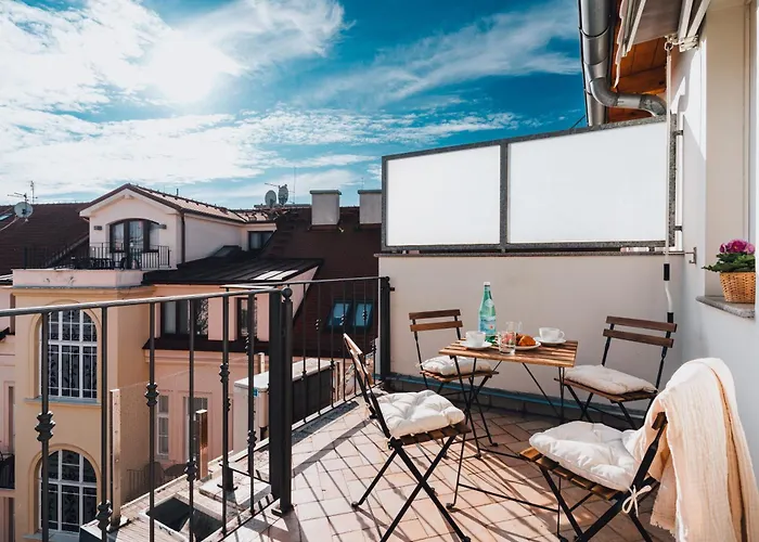 Two-level With A Terrace Near The Vltava River Apartamento Praga