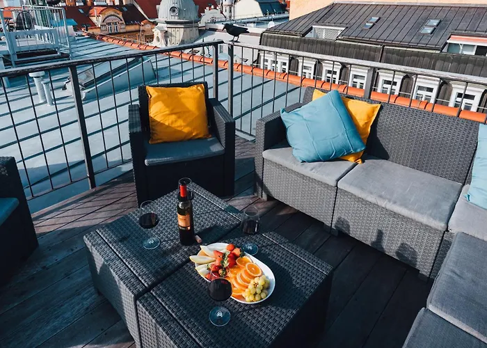 Apartamento Two-level With A Terrace Near The Vltava River *